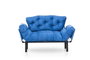 Atelier Del Sofa Nitta - Sofá-Cama de 2 Plazas Azul